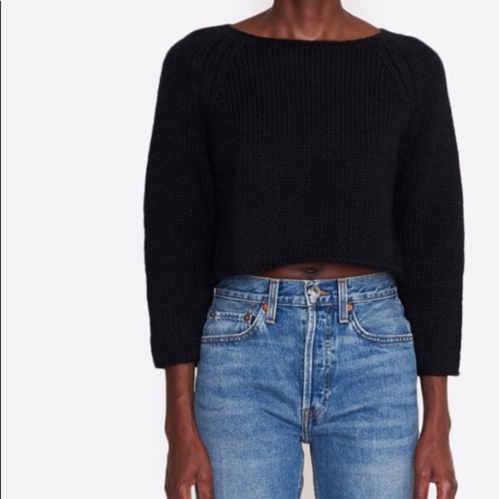 Apiece apart cropped knit